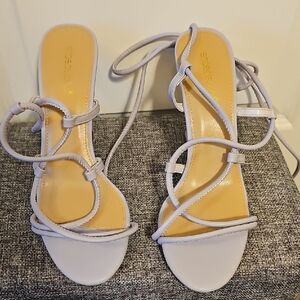 Shoe Dazzle Women's Lavender Strappy Wedges